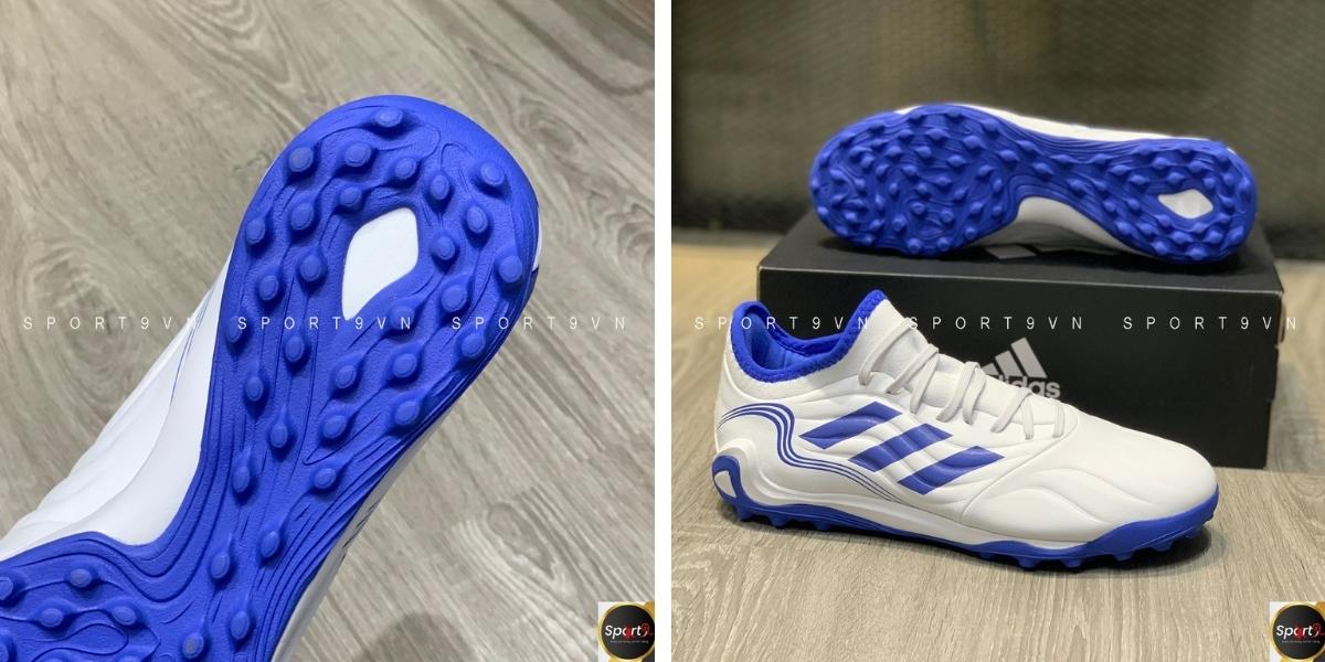 Giày bóng đá chính hãng Adidas Copa Sense .3 TF Diamond Edge - Trắng Xanh - GW4963